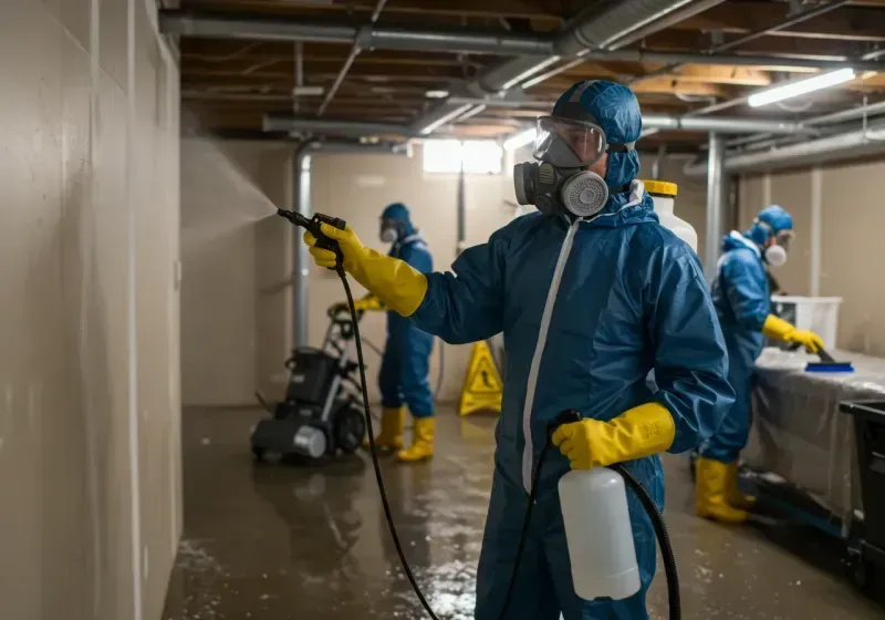 Basement Sanitization and Antimicrobial Treatment process in Winton, NC